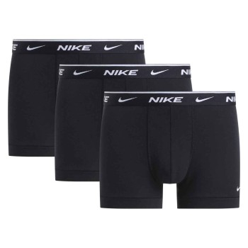 Nike 3P Everyday Essentials Cotton Stretch Trunk Sort bomuld Medium Herre