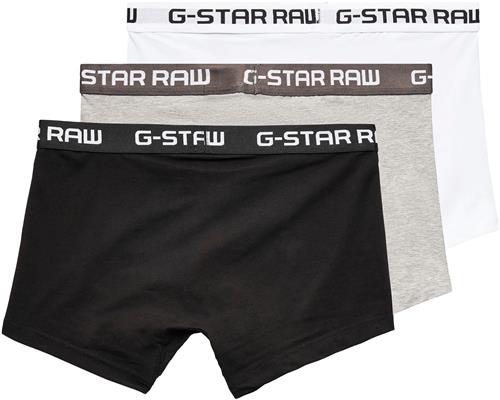 G-STAR Boksershorts  mudderfarvet / grå-meleret / sort / hvid
