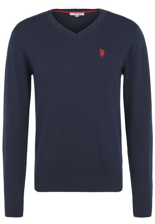 U.S. POLO ASSN. Pullover  marin / rød