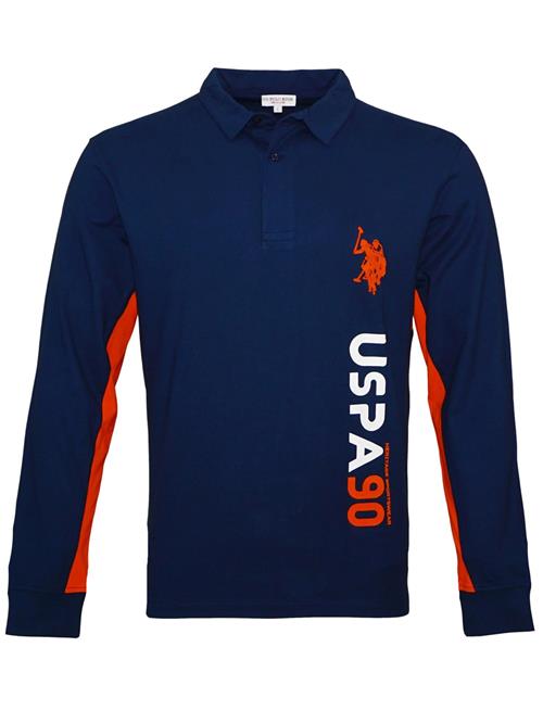 U.S. POLO ASSN. Bluser & t-shirts  mørkeblå / hummer / hvid