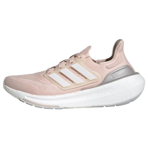ADIDAS PERFORMANCE Løbesko 'Ultraboost Light'  sølvgrå / pastelpink / hvid