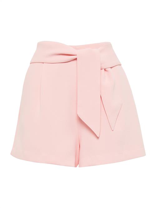 Tussah Bukser med lægfolder 'TAHLIA'  pink