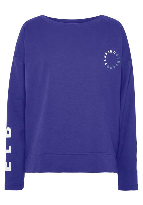 Elbsand Sweatshirt  indigo / hvid