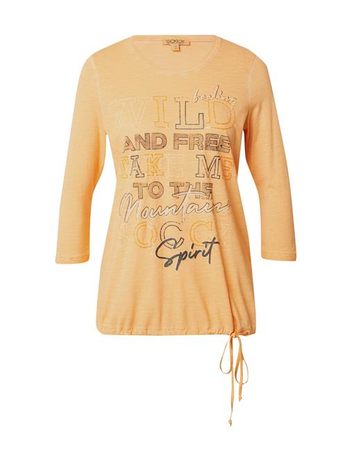 Soccx Shirts 'Wanderlust'  mørkeblå / orange / hvid