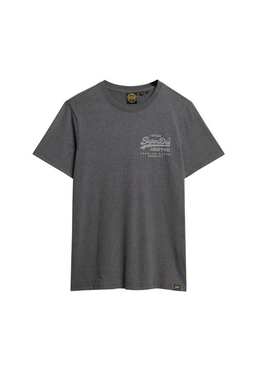 Superdry & Co Bluser & t-shirts 'Heritage'  lysegrå / mørkegrå