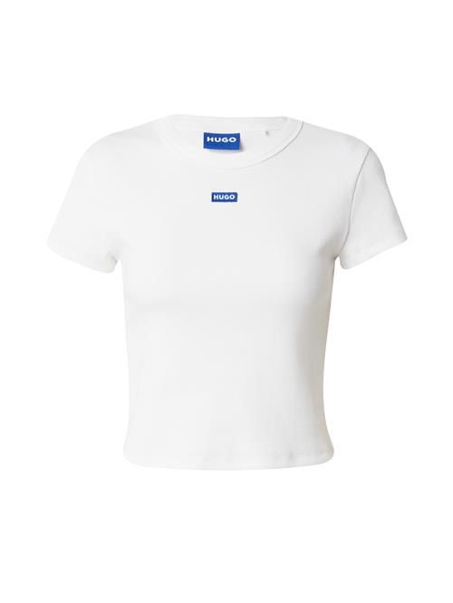 HUGO Shirts  blå / hvid