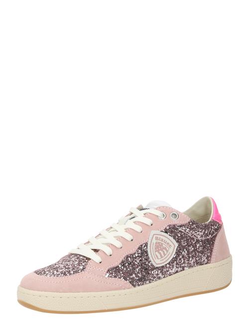 Blauer.USA Sneaker low 'Olympia'  lyserød / neonpink / sort / uldhvid