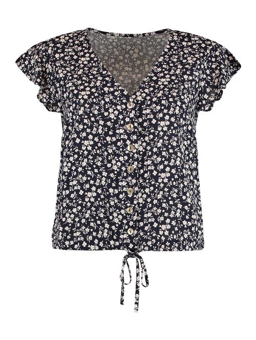 Hailys Bluse 'Ar44isa'  lysebeige / navy