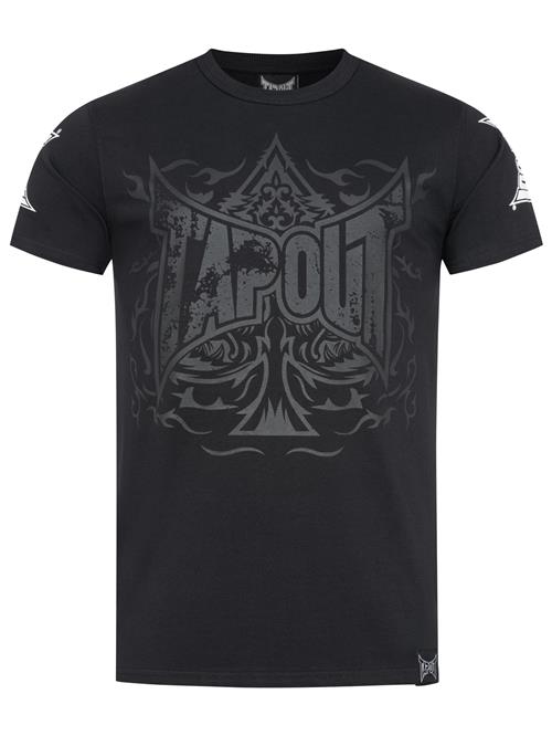 Tapout Bluser & t-shirts 'Ace Of Spades'  mørkegrå / sort / hvid