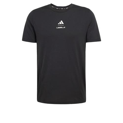 ADIDAS PERFORMANCE Funktionsskjorte 'Les Mills'  sort / hvid