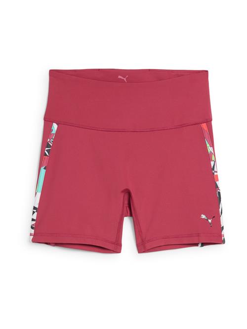 PUMA Sportsbukser 'TROPICAL'  turkis / bær / sort / hvid