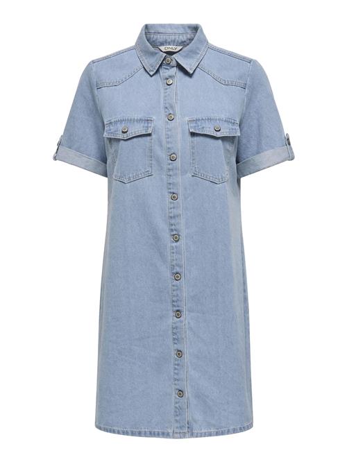 ONLY Blusekjole 'ONLLISA'  lyseblå