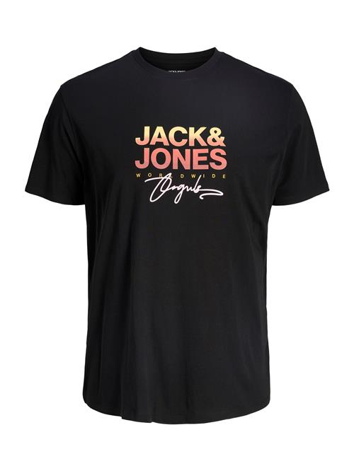 Jack & Jones Plus Bluser & t-shirts 'JORCanggu'  gul / lys pink / carminrød / sort