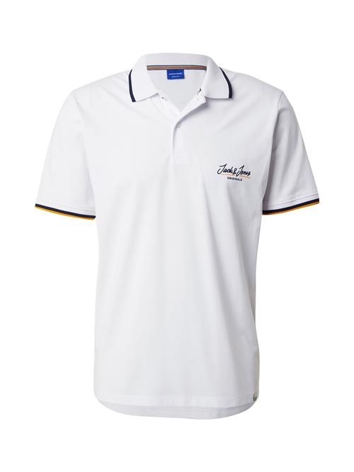 JACK & JONES Bluser & t-shirts 'JORTEN'  navy / gylden gul / hvid