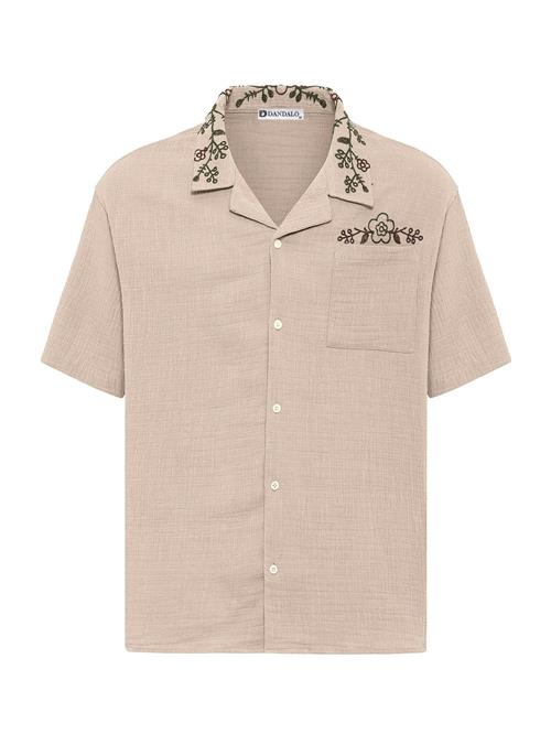 Dandalo Skjorte  mørkebrun / brun-meleret / mørkegrøn