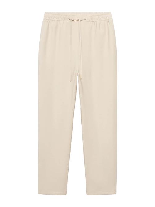 MANGO Bukser 'FLUIDO'  lysebeige