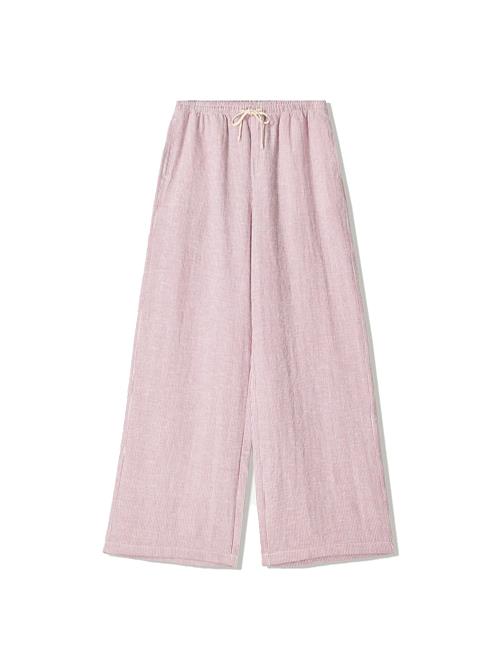 Bershka Bukser  grenadine / hvid