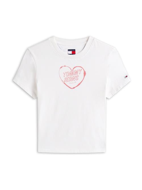 Tommy Jeans Shirts 'Heart'  navy / pink / rød / hvid