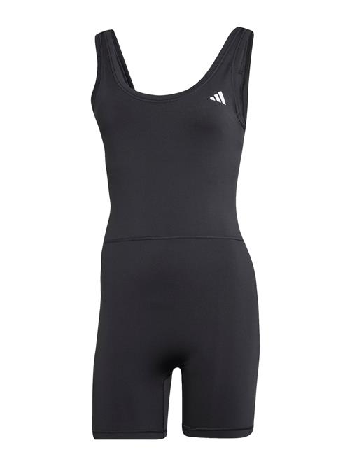 ADIDAS PERFORMANCE Sportsdragt 'ONESIE'  sort / hvid