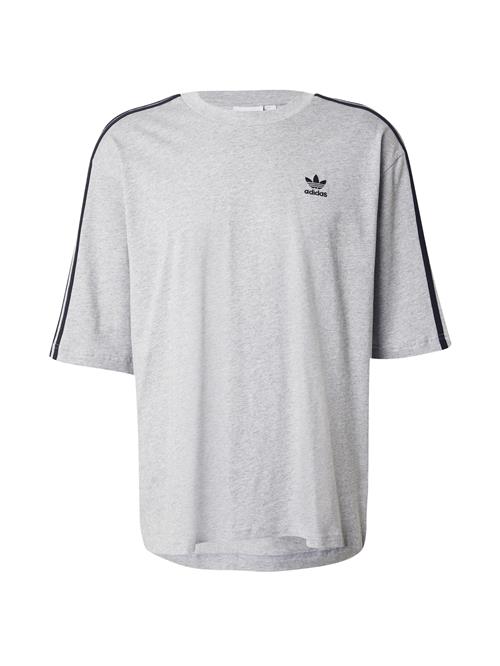 ADIDAS ORIGINALS Bluser & t-shirts 'Adicolor Oversized'  grå-meleret / sort