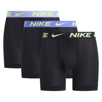 Nike 6P Essentials Micro Boxer Brief 241 Sort/Blå polyester Large Herre
