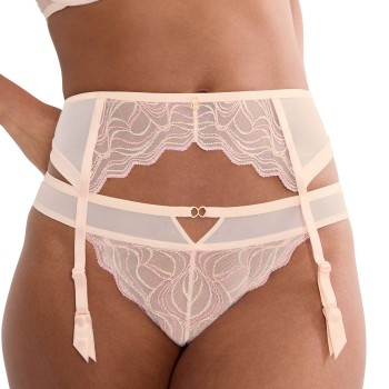 Triumph Trusser Palina Waves Of Glow Suspender Belt Lyserosa Small Dame