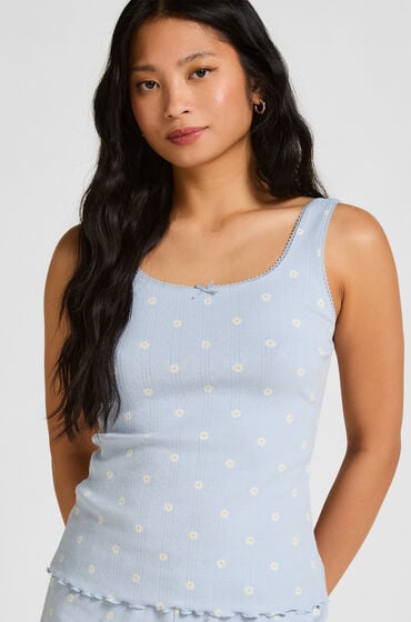 Hunkemöller Pointelle undertrøje Blå