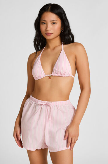 Hunkemöller Short Poplin Lyserød