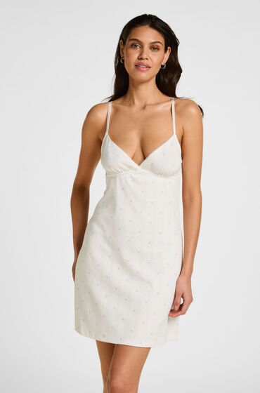 Hunkemöller Pointelle underkjole Hvid