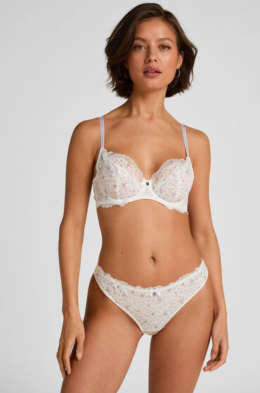 Hunkemöller G-streng Marine Hvid