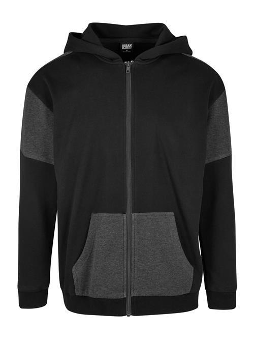 Urban Classics Sweatjakke  antracit / sort