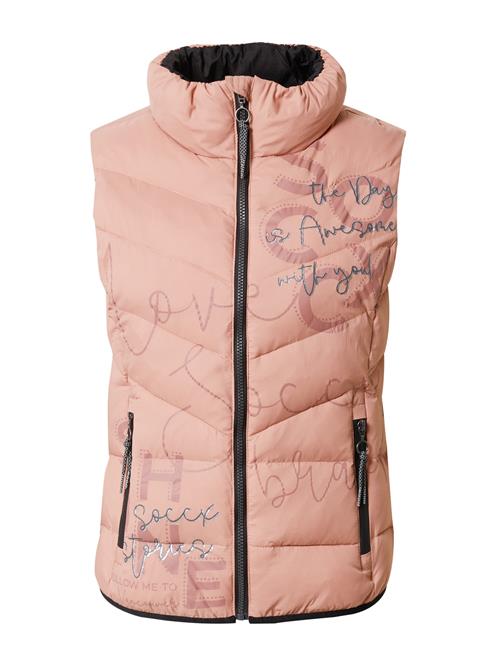 Soccx Vest  lyserød / sort / sølv