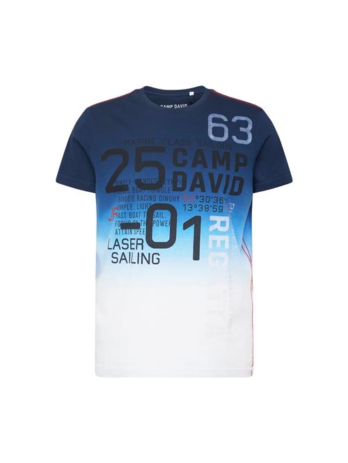 CAMP DAVID Bluser & t-shirts  azur / mørkeblå / rød / hvid