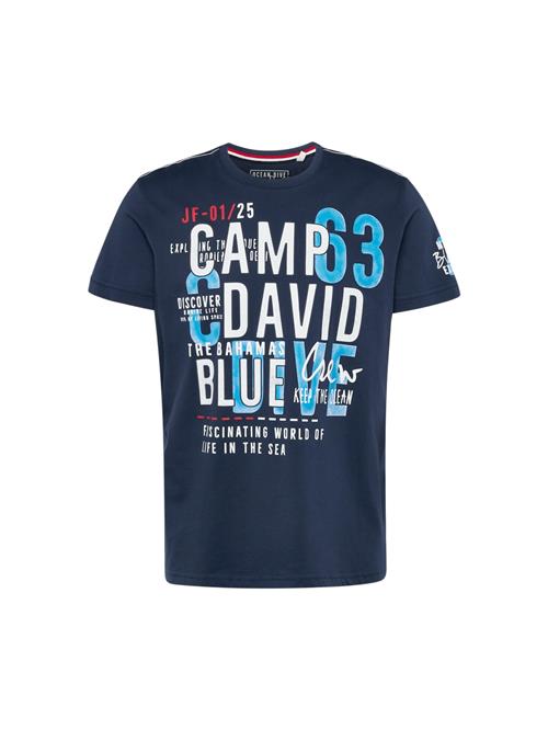 CAMP DAVID Bluser & t-shirts  marin / azur / rød / hvid