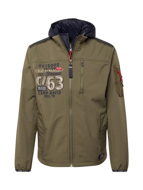 CAMP DAVID Overgangsjakke  marin / khaki / orange / hvid