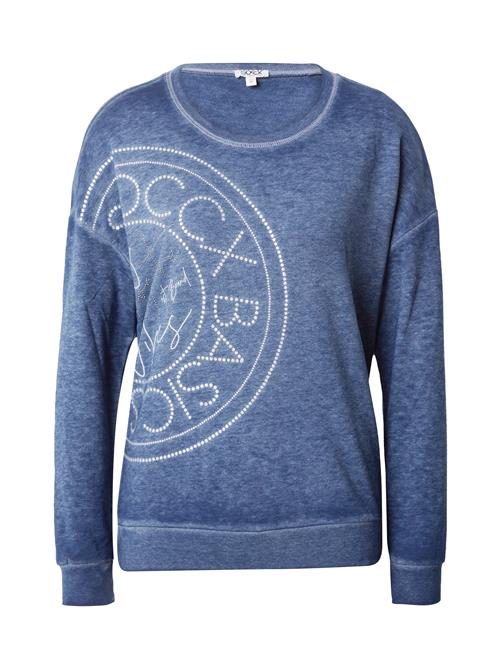 Soccx Sweatshirt  blå-meleret / sølv / hvid