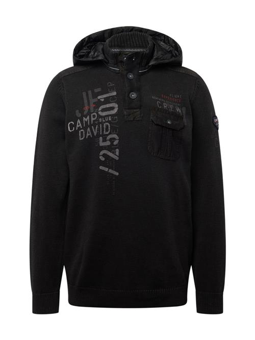 CAMP DAVID Pullover  grafit / mørkegrå / mørkerød / sort