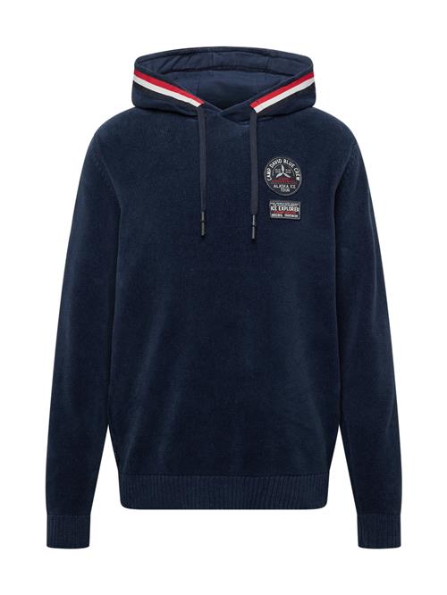 CAMP DAVID Pullover 'Alaska Ice Tour'  navy / rød / hvid