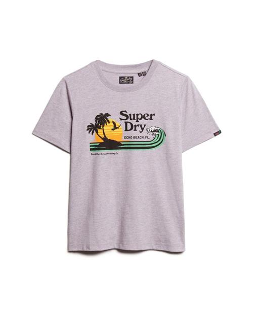 Superdry & Co Shirts  grøn / lilla / orange / sort