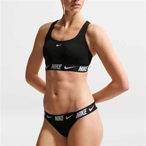 Nike Swim-bikiniunderdel med bånd til kvinder - sort