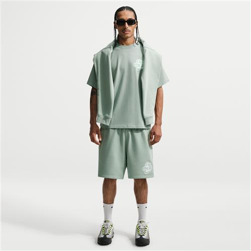Nike Solo Swoosh-fleeceshorts til mænd - grøn
