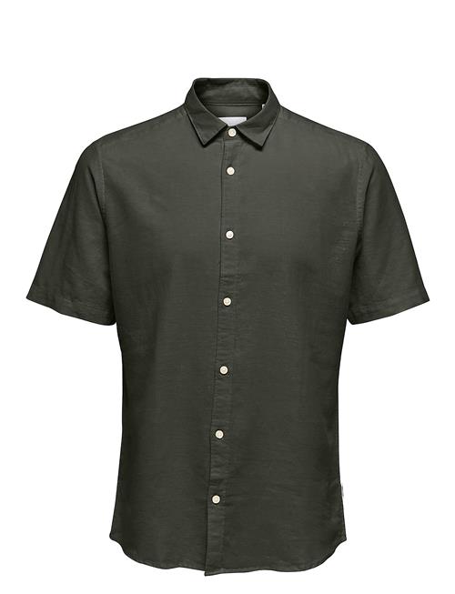 ONLY & SONS | Onscaiden Life Ss Solid Linen Blend Noos | XL