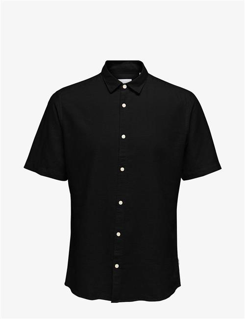 ONLY & SONS | Onscaiden Life Ss Solid Linen Shirt Noos | XL