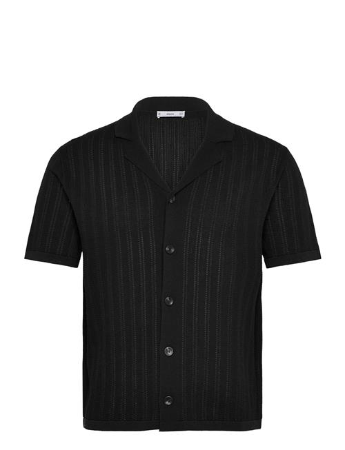 Mango | Knitted Shirt With Pointelle Detail | XXL