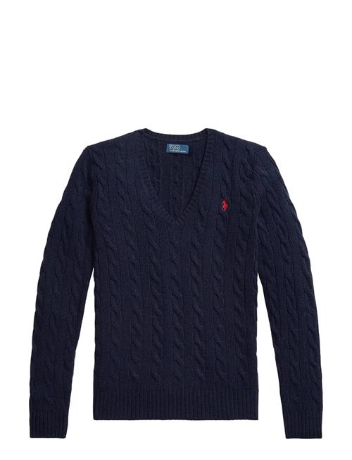 Polo Ralph Lauren | Cable-Knit Wool-Cashmere V-Neck Sweater | XL