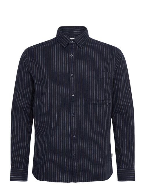 Knowledge Cotton Apparel | Organic Cotton Striped Shirt Gots | L