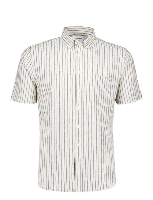 Lindbergh | Striped Cotton/Linen Shirt S/S | M