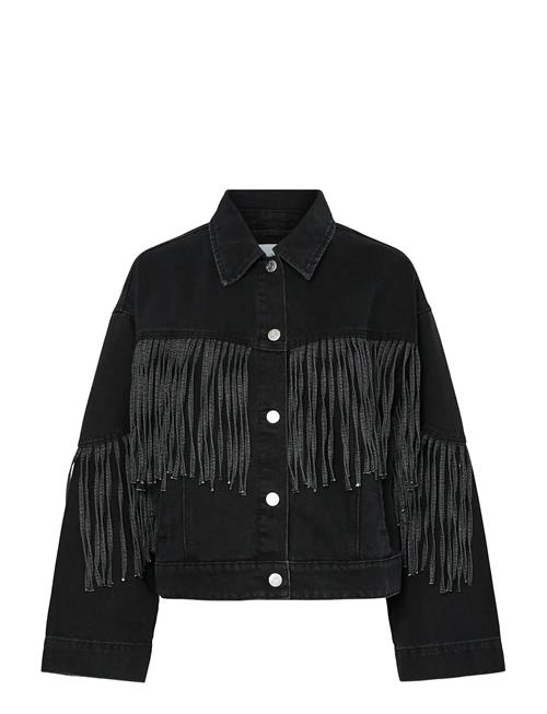 YAS | Yasaiko Ls Denim Fringe Jacket - D2D | 38