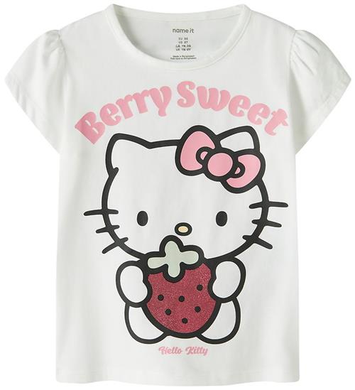 Name It T-Shirt - NmfAsda - Hello Kitty - Bright White