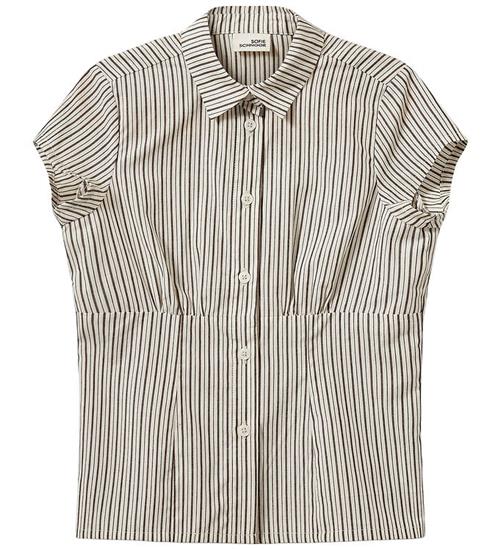 Sofie Schnoor Skjorte - LilyanSY - Brown Striped